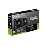 Asus Dual Geforce Rtx™ 4060 Oc Edition 8gb Gddr6 (pcie 4.0, 8gb Gddr6, Dlss 3,